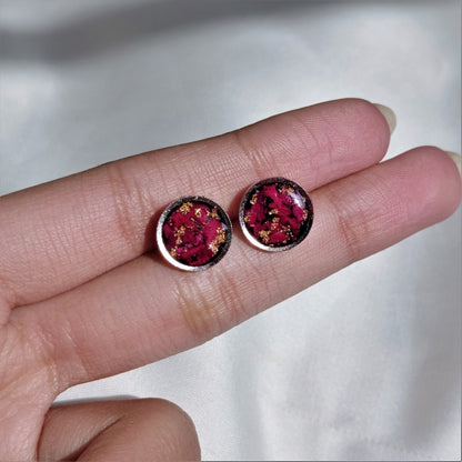 Rose - Floral - Resin - Jewelry Set