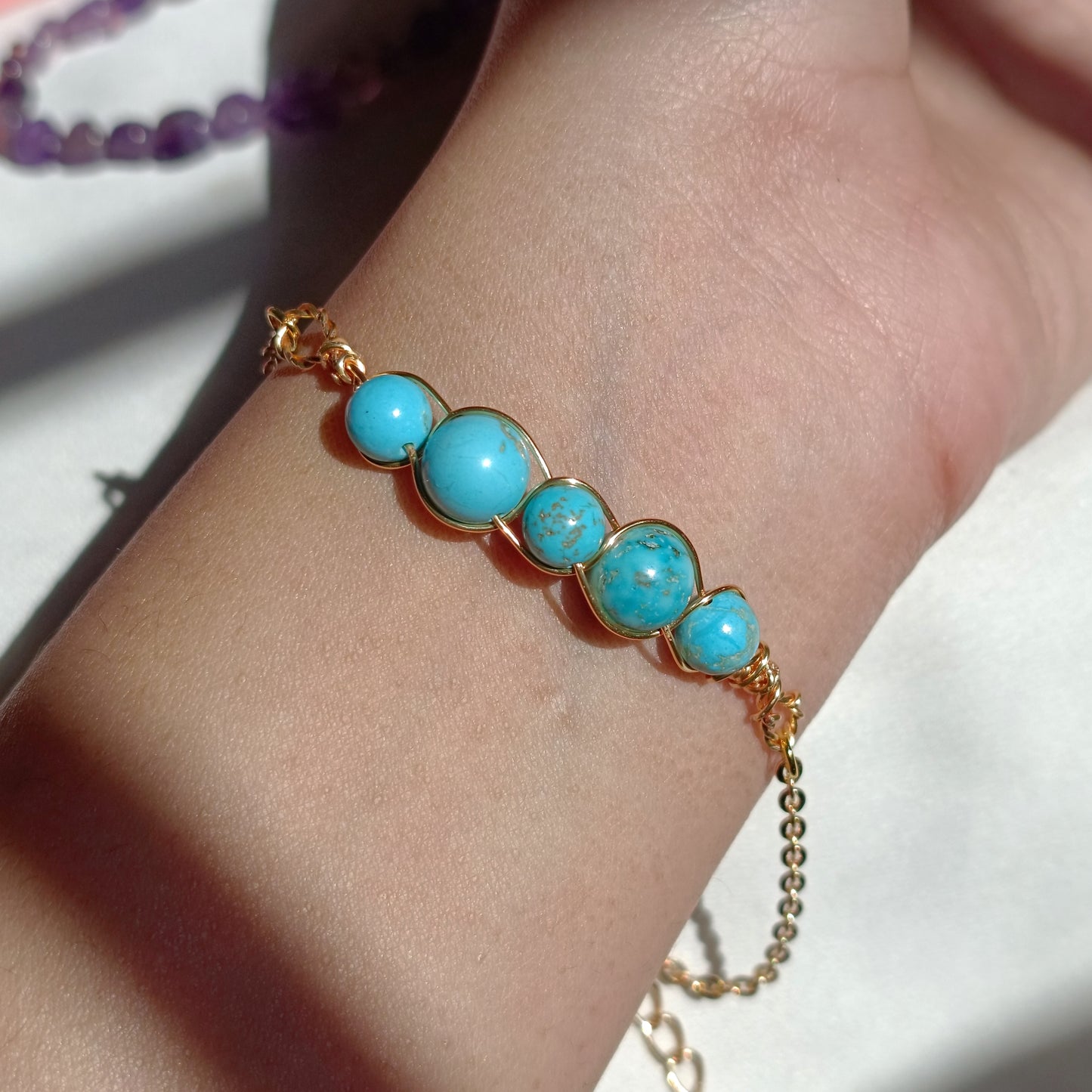 Turquoise - Tumbled - Stone - Jewelry Set